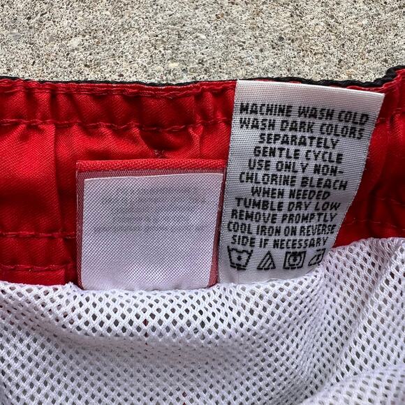 Disney Pixar Cars Lightning McQueen 2009 Checkered Swim Trunks Kids Sz 2T - Picture 4 of 7